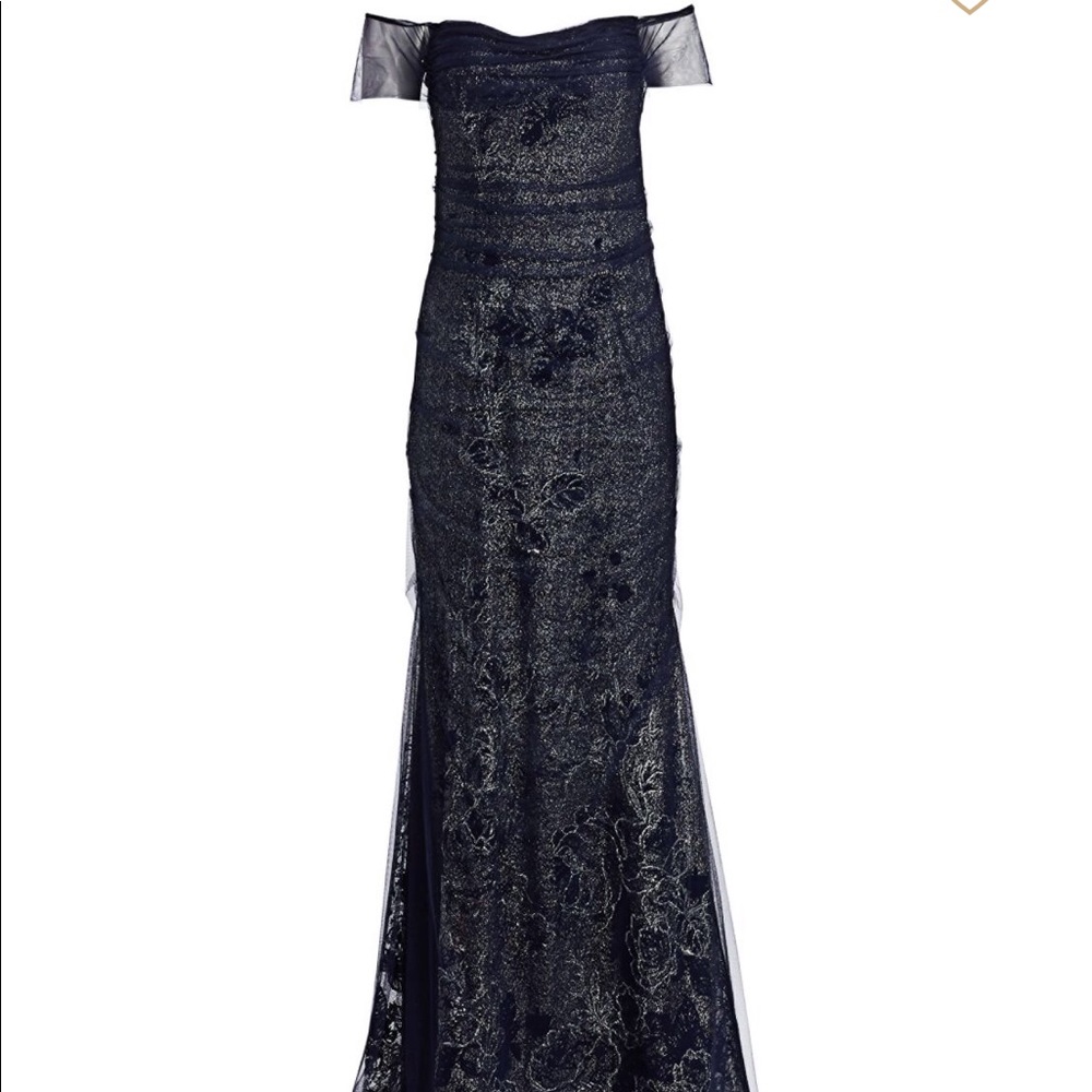 Off The Shoulder Tulle Mermaid Gown